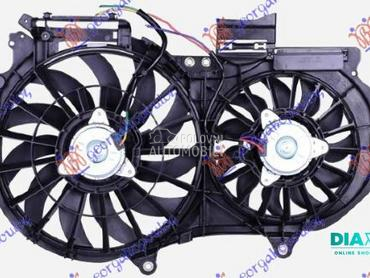VENTILATOR (DUPLI) KOMPLET (2. za Audi A4 od 2000. do 2004. god.
