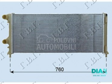 HLADNJAK MOTORA 1.3/1.9cc JTD za Fiat Doblo od 2005. do 2009. god.