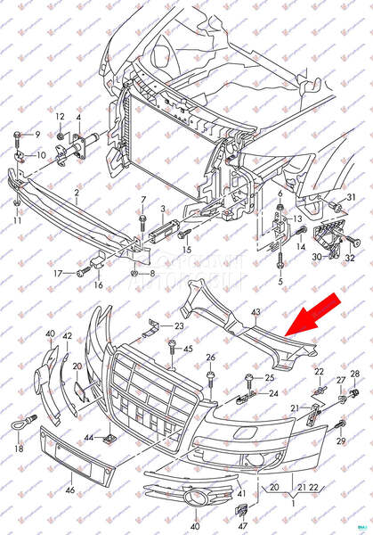 POKLOPAC VEZNOG LIMA GORNJI PL
