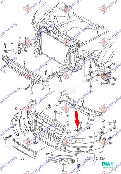NOSAC PREDNJEG BRANIKA GORNJI