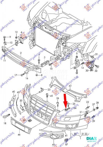 NOSAC PREDNJEG BRANIKA GORNJI
