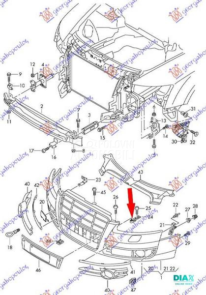 NOSAC PREDNJEG BRANIKA GORNJI