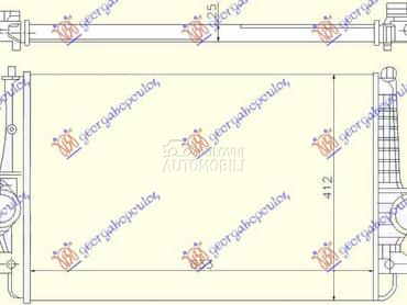 HLADNJAK INTERKULERA... za Ford Galaxy od 1995. do 2006. god.
