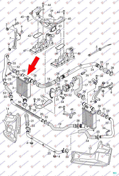 HLADNJAK INTERKULERA 2.7-3.0 T