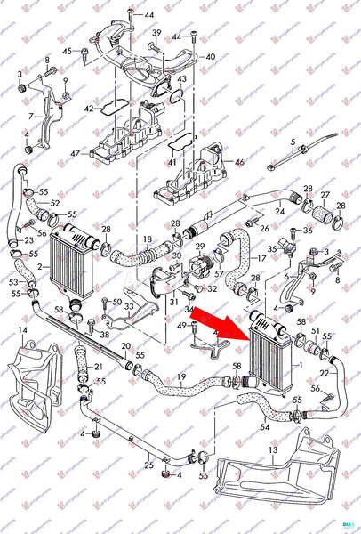 HLADNJAK INTERKULERA 2.7-3.0 T