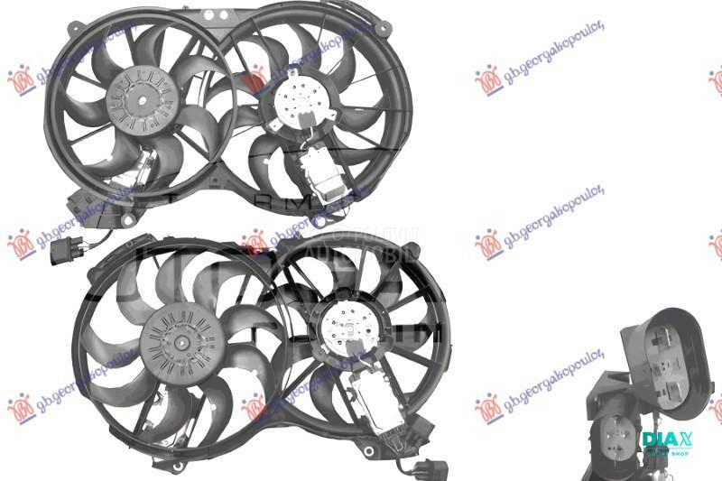 VENTILATOR HLADNJAKA DUPLI (2.