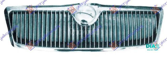 PVC MASKA KOMPLET CELA HROM