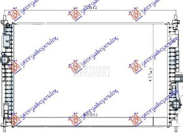 HLADNJAK MOTORA za Peugeot 5008 od 2016. do 2020. god.