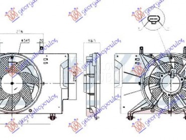 VENTILATOR KOMPLET (1.0... za Ford B-Max za 2012. god.