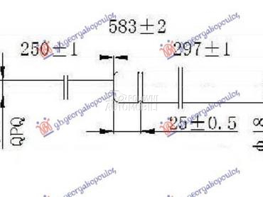AMORTIZER GEPEK VRATA (584L-46 za Škoda Octavia od 2004. do 2008. god.