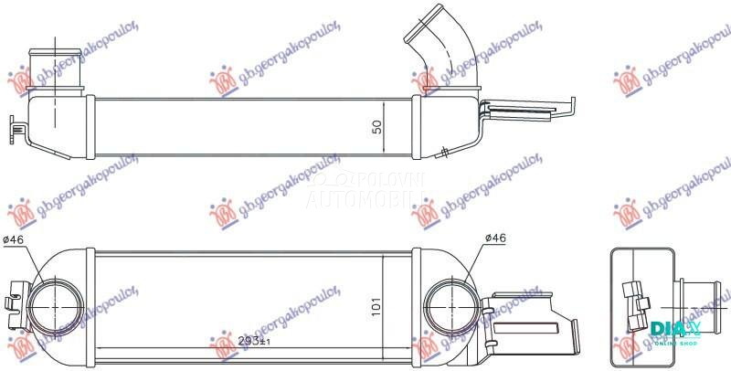 HLADNJAK INTERKULERA 1.7 DTI D