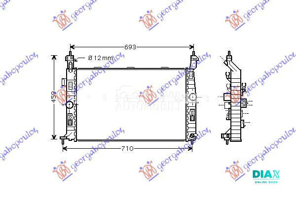 HLADNJAK MOTORA 1.4/1.6/1.8 (6