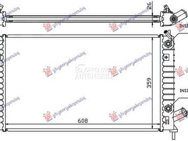 HLADNJAK MOTORA za Saab 9-5 od 1998. do 2005. god.