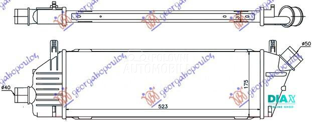 HLADNJAK INTERKULERA 1.5 DCi (
