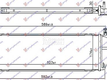 HLADNJAK INTERKULERA 1.5 DCI ( za Nissan Micra od 2002. do 2010. god.