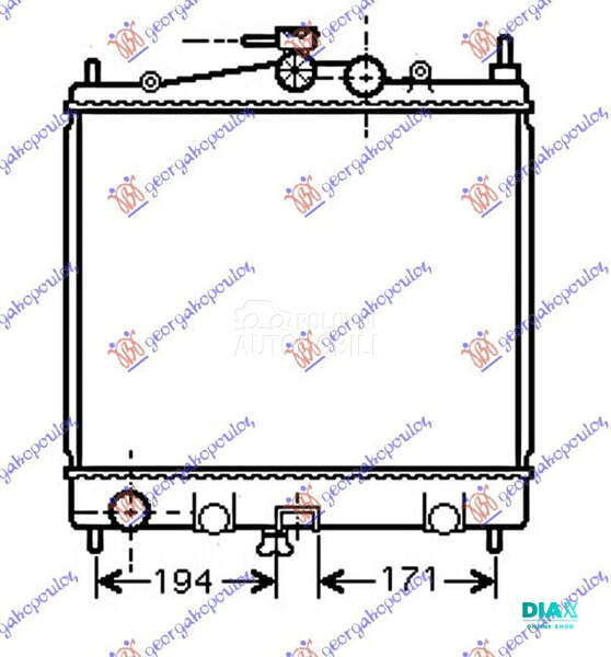 HLADNJAK MOTORA 1.0/1.2/1.4/1.