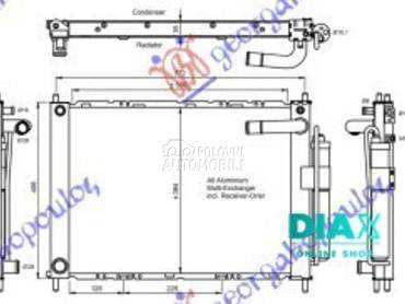 HLADNJAK MOTORA I KLIME 1.0/1. za Nissan Micra od 2002. do 2010. god.