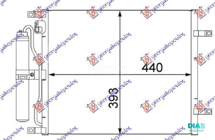 HLADNJAK KLIME 1.5 dCi DIZEL (