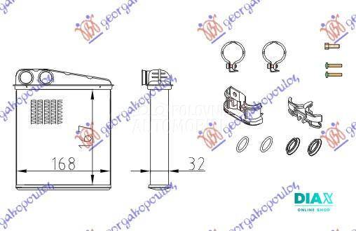 GREJAC KABINE (167x168) (KOMPL