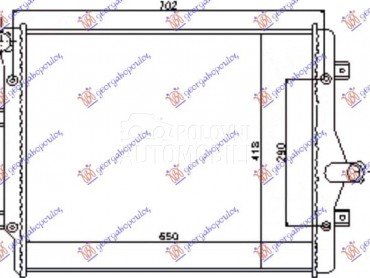 HLADNJAK MOTORA 2.0 TFSi... za Volkswagen Passat CC za 2012. god.