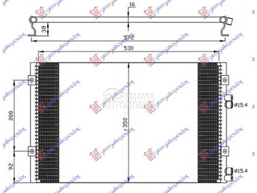 HLADNJAK KLIME 2.2 CRD za Chrysler PT Cruiser od 2001. do 2010. god.