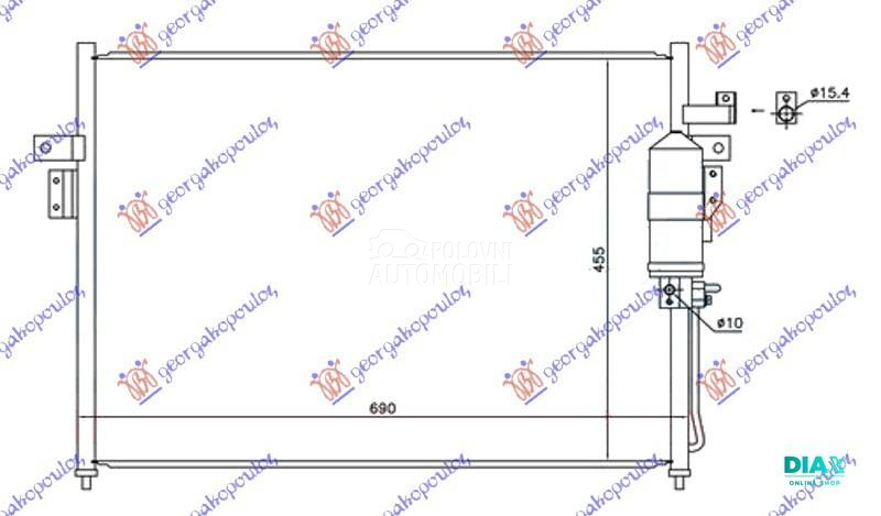HLADNJAK KLIME 3.0 dCi DIZEL (