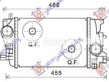 HLADNJAK INTERKULERA 1.7 CDTi za Opel Meriva za 2014. god.