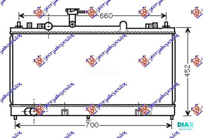 HLADNJAK MOTORA 1.8/2.0/2.3 BE