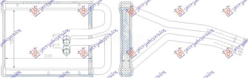 GREJAC KABINE (220x150x20)