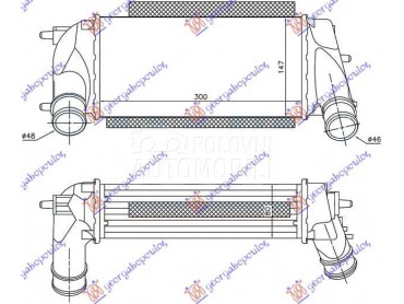 HLADNJAK INTERKULERA 1.0i... za Ford B-Max za 2012. god.