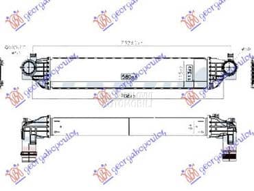 HLADNJAK INTERKULERA 1.4... za Jeep Compass od 2016. do 2022. god.