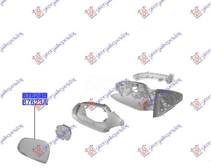STAKLO RETROVIZORA Desno