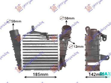 HLADNJAK INTERKULERA 1.8 TURBO za Volkswagen Cross Polo od 2005. do 2009. god.
