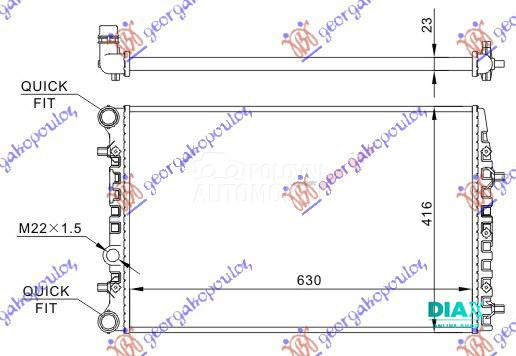 HLADNJAK MOTORA ZA SVE MODELE