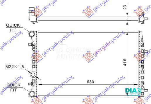 HLADNJAK MOTORA ZA SVE MODELE
