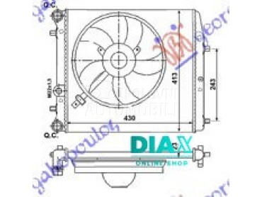 HLADNJAK MOTORA ZA SVE MODELE za Volkswagen Polo od 2005. do 2009. god.