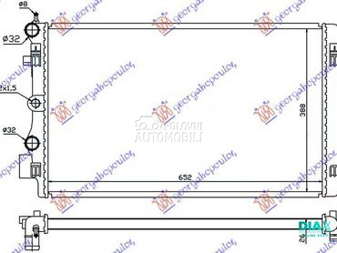 HLADNJAK MOTORA ZA SVE MODELE za Seat Ibiza od 2008. do 2012. god.