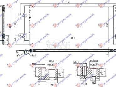 HLADNJAK KLIME ZA SVE... za Opel Astra K od 2016. do 2019. god.