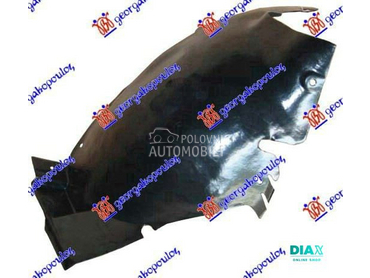 POTKRILO (ZADNJI DEO) PLASTICN za Peugeot 206 od 1998. do 2009. god.