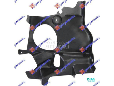 ZASTITA MOTORA BOCNA PLASTICNA za Peugeot 206 od 1998. do 2009. god.