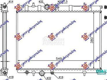 HLADNJAK MOTORA 1.1/1.4i 8V 1. za Peugeot 206 od 1998. do 2009. god.