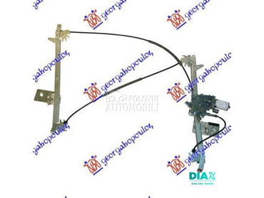 PODIZAC PREDNJEG PROZORA ELEKT za Peugeot 206 od 1998. do 2009. god.