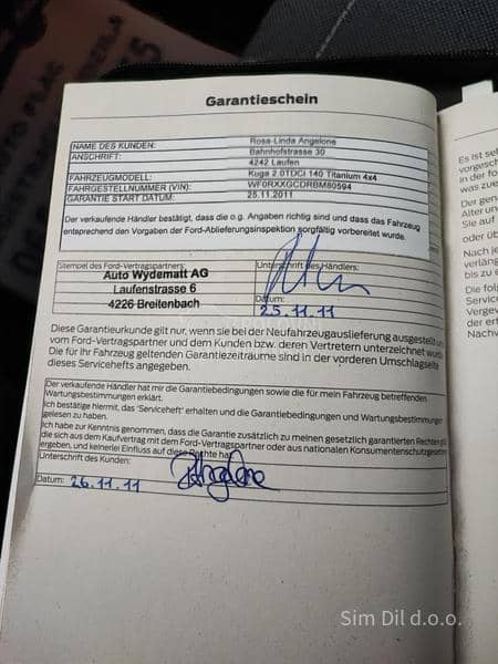 Ford Kuga 2.0TDCI 4x4