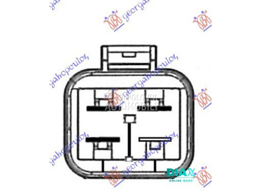 VENTILATOR HLADNJAKA KOMPLET ( za Hyundai Accent od 2006. do 2011. god.