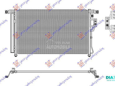HLADNJAK KLIME 2.7i BENZIN / 2 za Hyundai Santa Fe od 2005. do 2009. god.