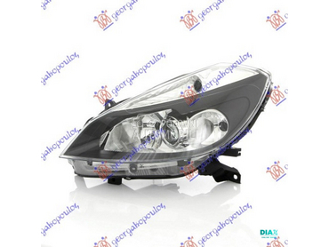 FAR ELEKTRICNI CRNI SA MAGLENK za Renault Clio od 2006. do 2009. god.