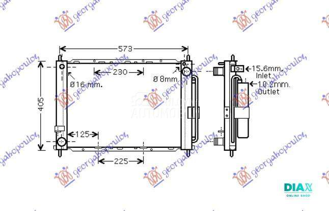 HLADNJAK MOTORA I KLIME 1.4/1.