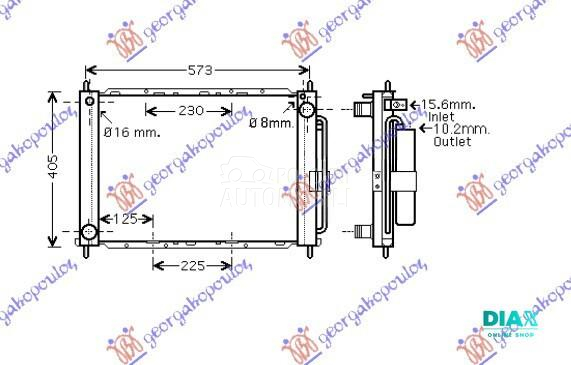 HLADNJAK MOTORA I KLIME 1.2i 8