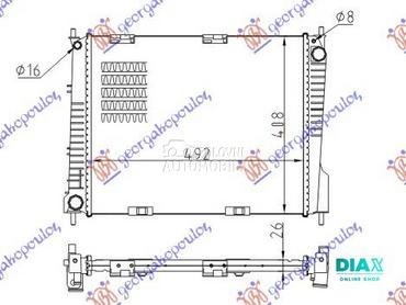 HLADNJAK MOTORA 1.5 DIZEL (49x za Renault Clio od 2009. do 2013. god.