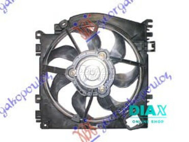 VENTILATOR KOMPLET (BENZIN/DIZ za Renault Modus od 2008. do 2013. god.